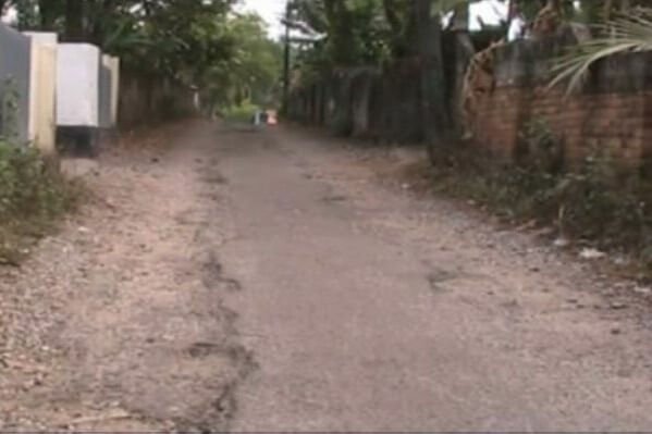 എഴുകോണ് പരുത്തന്പാറ സെന്റ് ജോൺസ് റോഡ്