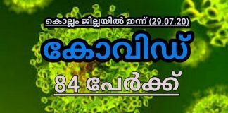 Covid in Kollam July 29