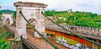 Punalur Suspension Bridge is one of the highlights of Kollam district