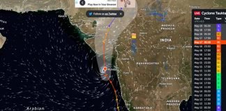 ടൗട്ടേ ഉച്ചയോടെ മുംബൈയിൽ ; മഹാനഗരം അതീവ ജാഗ്രതയിൽ ടൗട്ടേ ഉച്ചയോടെ മുംബൈയിൽ