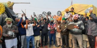 കർഷകരും ബിജെപി പ്രവർത്തകരും തമ്മിൽ സംഘർഷം