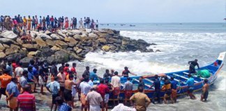 മൽത്സ്യബന്ധന വള്ളം മുങ്ങി 4 മരണം