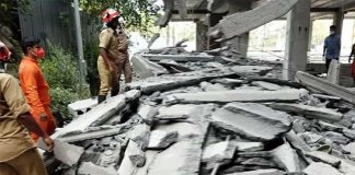 കെട്ടിടത്തിന്റെ സ്ലാബ് തകർന്ന് തൊഴിലാളികൾ മരിച്ച സംഭവം