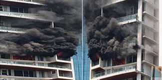 മുംബൈയില് 64 നില കെട്ടിടത്തില് തീപിടുത്തം ; ഒരാൾ മരണപ്പെട്ടു മുംബൈയില് 64 നില കെട്ടിടത്തില് തീപിടുത്തം ; ഒരാൾ മരണപ്പെട്ടു