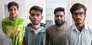 ഹാഷിഷ് ഓയിലുമായി യുവതിയടക്കം നാലുപേർ പിടിയിൽ ; കോഴിക്കോട് ഹാഷിഷ് ഓയിലുമായി യുവതിയടക്കം നാലുപേർ പിടിയിൽ ; കോഴിക്കോട്