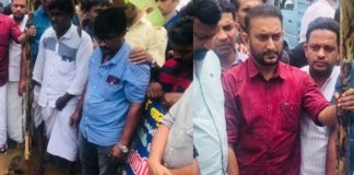 മന്ത്രി പി എ മുഹമ്മദ് റിയാസിന്റെ മണ്ഡലത്തിലെ റോഡിലെ കുഴിയിൽ വാഴ നട്ടു