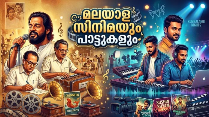 മലയാള സിനിമാ ഗാനരചയിതാക്കളും സംഗീത സംവിധായകരും - പ്രതീകാത്മക ചിത്രം.